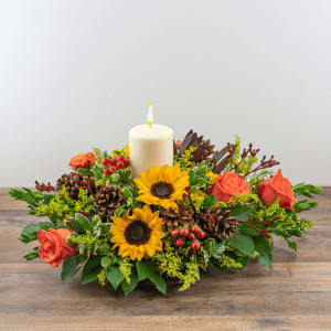 Spectacular Season Centerpiece Flower Bouquet