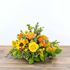 Fresh Thyme Centerpiece Flower Bouquet