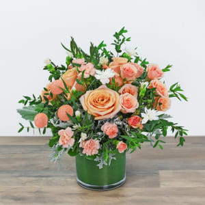 Peaches and Cream Flower Bouquet