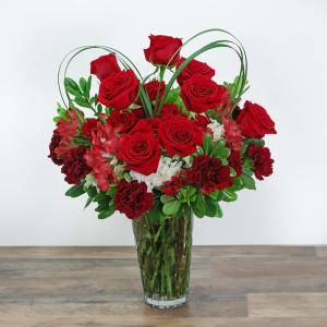 Showstopping Heart of Love Flower Bouquet