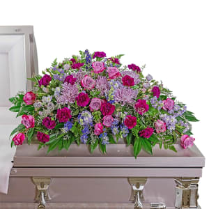 Gracefully Majestic Casket Spray Flower Bouquet