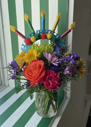 Birthday Flowers + Headband Flower Bouquet