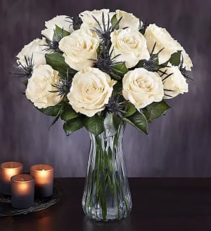 Glow In The Dark Roses Flower Bouquet
