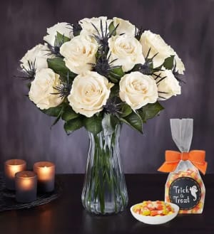 Glow In The Dark Roses Flower Bouquet