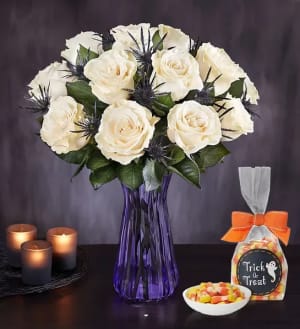 Glow In The Dark Roses Flower Bouquet