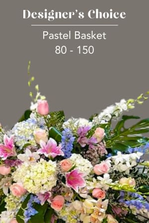 PASTEL MIX - BASKET Flower Bouquet