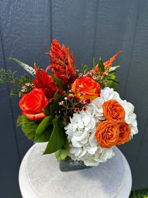 Burst of Autumn Flower Bouquet