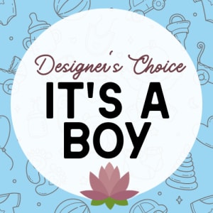 It's A Boy Designer's Choice Flower Bouquet