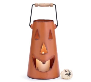 JACK-O-LANTERN CANDLEHOLDER Flower Bouquet