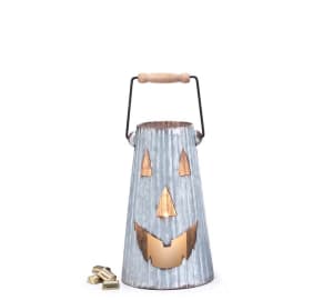 JACK-O-LANTERN CANDLEHOLDER Flower Bouquet
