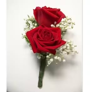 Mini Rose Boutonniere Flower Bouquet