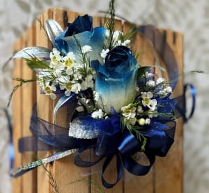 2 Rose Wrist Corsage Flower Bouquet