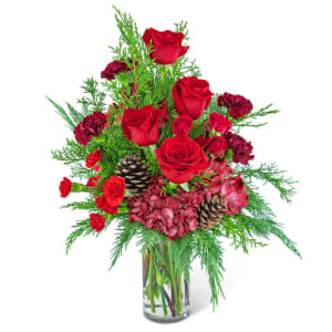 Enchanted Ruby Forest Flower Bouquet