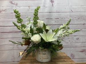 Gold and Glam Christmas Arrangement Flower Bouquet
