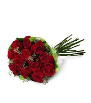 Petra Designer's roses Hand tied -wrapped Flower Bouquet