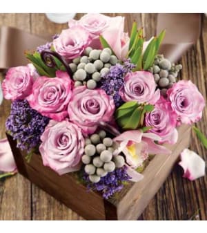 Lubna Purple Flower Bouquet