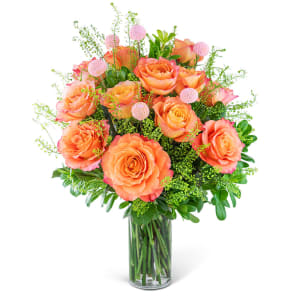 One Dozen Free Spirit Rose Symphony Flower Bouquet