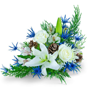 Blue Moon Frost Flower Bouquet