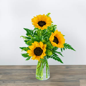 Three Suns of Joy Flower Bouquet