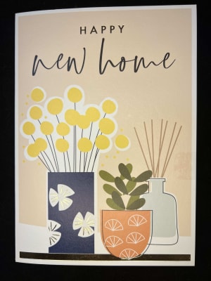 New Home Card #1 Flower Bouquet