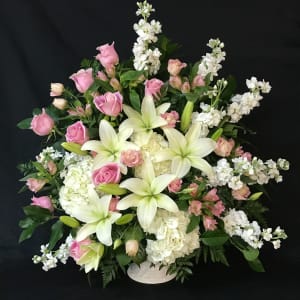 Traditional Funeral Urn Flower Bouquet