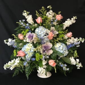 Traditional Funeral Urn Flower Bouquet