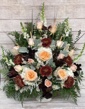 Traditional Funeral Urn Flower Bouquet