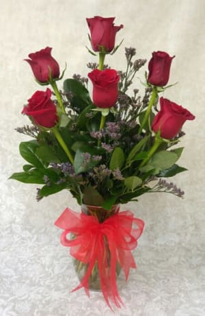 Rose Vase Flower Bouquet