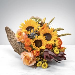 Cornucopia Utopia Flower Bouquet