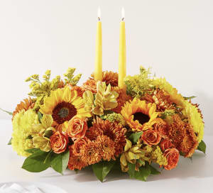 Autumn Harmony Centerpiece Flower Bouquet