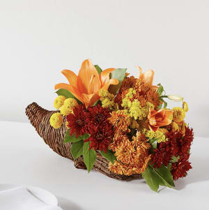 Bouquet of Blessings Cornucopia Flower Bouquet