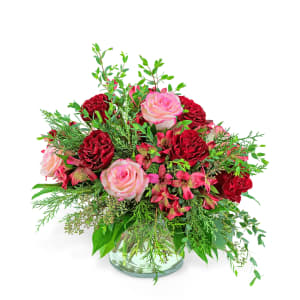 Sparkling Cranberry Flower Bouquet