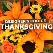 Thanksgiving Designers Choice Flower Bouquet