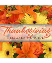 Thanksgiving Centerpiece - Deluxe Flower Bouquet