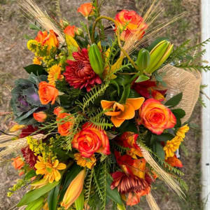 Cornucopia Concept Flower Bouquet