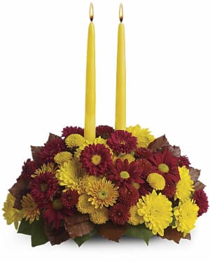 HARVEST HAPPINESS CENTERPIECE Flower Bouquet