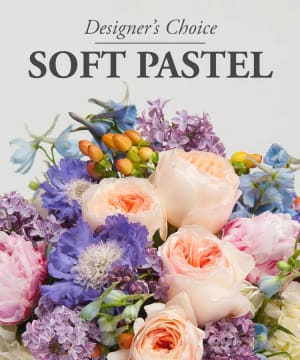 Designer’s Choice Soft Pastels Flower Bouquet