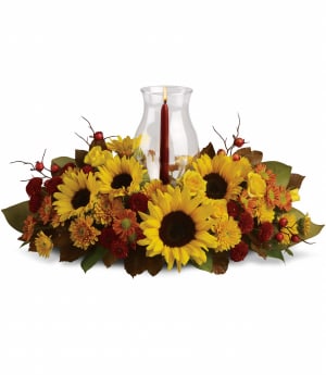 Sunflower Centerpiece Flower Bouquet