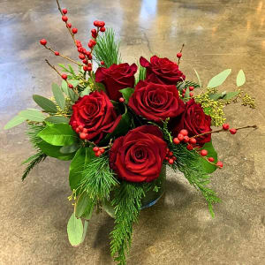 Christmas Rose Flower Bouquet