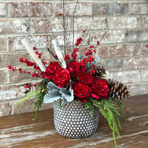 Modern Holiday Flower Bouquet