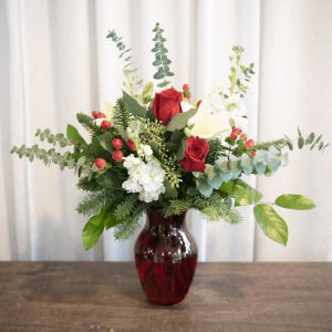 Candy Cane Dreams Flower Bouquet