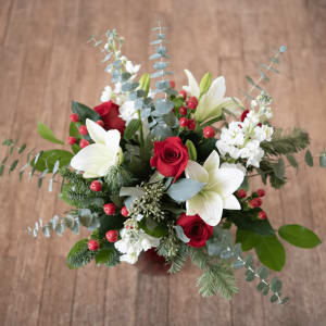 Candy Cane Dreams Flower Bouquet