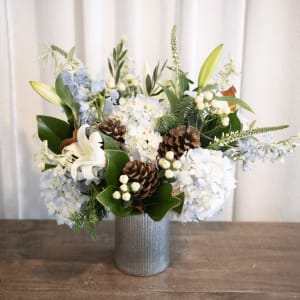 Frosty Forest Arrangement Flower Bouquet