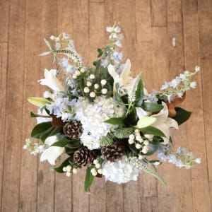 Frosty Forest Arrangement Flower Bouquet