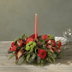 Season of Joy Centerpiece Flower Bouquet