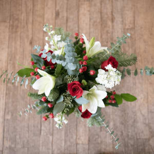 Candy Cane Dreams Flower Bouquet