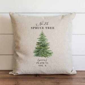 SPRUCE TREE PILLOW Flower Bouquet