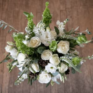 Snow-Capped Elegance Flower Bouquet