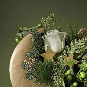 Frosty Moonlight Elegance Flower Bouquet