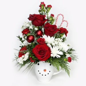 FROSTY THE SNOWMAN MUG Flower Bouquet